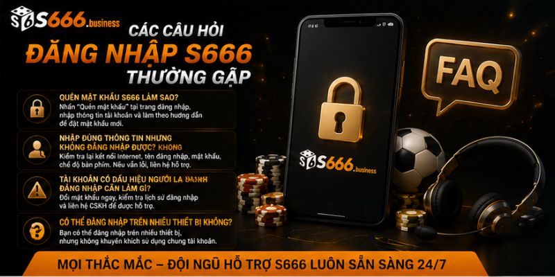 Các câu hỏi đăng nhập S666 thường gặp